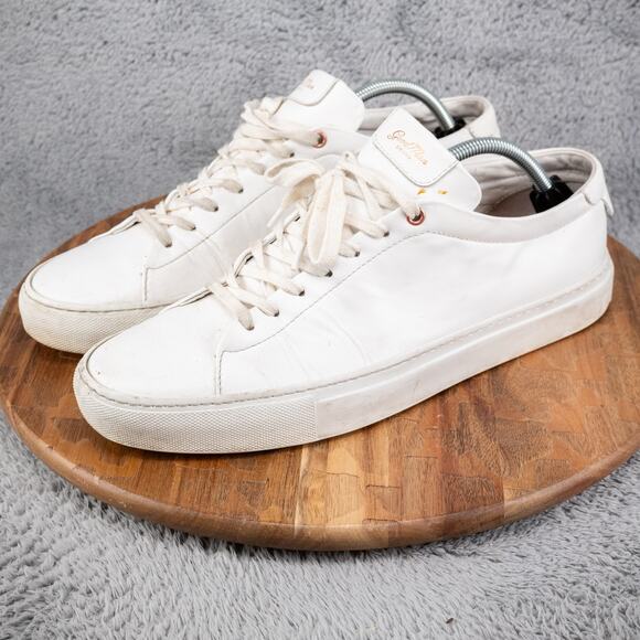 Good Man Brand Men's Size 12 Edge White Leather Premium Sneakers - Picture 3 of 7